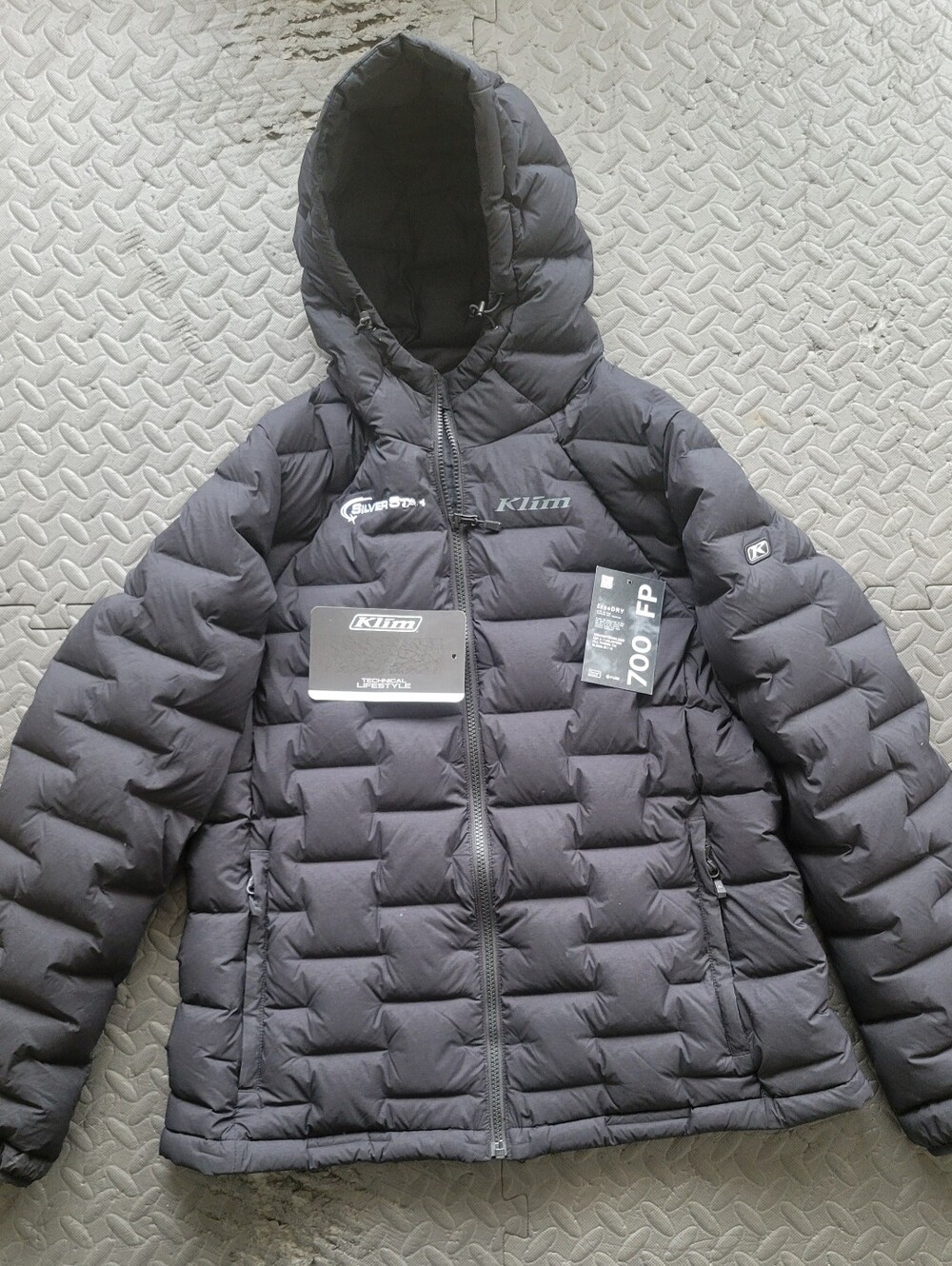 Ladies Klim Black 700 FP Insulated Puffer Jacket